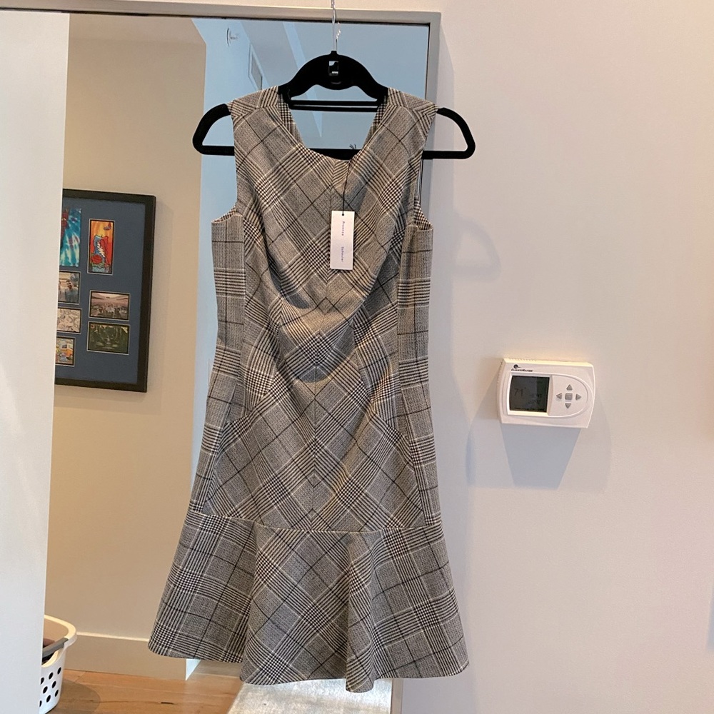 PROENZA SCHOULER PLAID KNEE LENGTH DRESS. NEVER WORN. SIZE SMALL